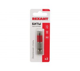 Бита REXANT Torx T-30, 50 мм для шуруповерта сталь S2 уп 2 шт 92-0430-1 