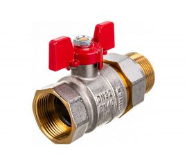 Шаровой кран ROMMER с американкой 1 1/4" ВН/НР RBV-0005-0510232 