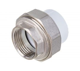 Комбинированная муфта VALFEX PP-R белая, разъем 32х1 дюйма ВР 10155025 127-0215 