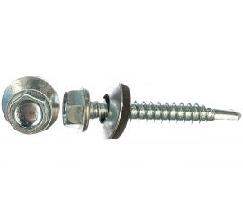 Кровельный саморез с шайбой EPDM Kenner цинк 5,5х38 200шт ск5538ф 