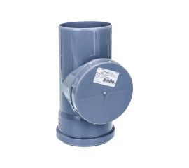 Канализационная ревизия RTP 110 мм, серая 11373 