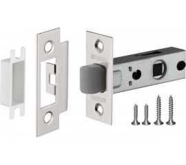 Врезная защелка Fuaro PLASTIC P12-45-25 SN мат. никель 33595 