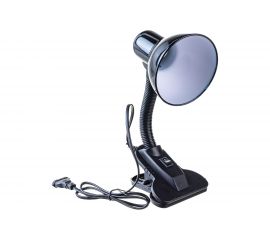 Настольный светильник с прищепкой, черный 230В, 60Вт, E27, ЛОН Ultraflash UF-320P C02 12371 