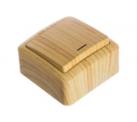 Выключатель Lezard VIOLA с подсветкой, белёный дуб 751-5200-111 