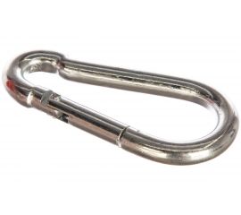 Карабин ЗУБР DIN 5299С, 12 мм, 1 шт, оцинкованный 304546-12 