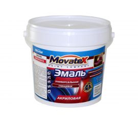 Эмаль Movatex универсальная, глянцевая, 1 кг Т03370 