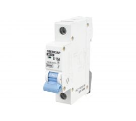 Автоматический выключатель СВЕТОЗАР 1п, 16 A, ""B"", 6 кА, 230/400 В SV-49051-16-B 