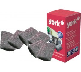 Металлическая губка YORK с пропиткой, 6 шт. 005010 