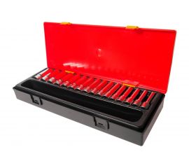 Набор шестигранных торцевых головок 3/8" 6-22мм в кейсе 16шт JTC-K3161 