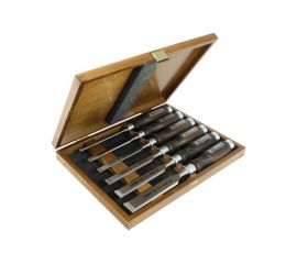 Набор из 6 плоских стамесок NAREX Wood Line Profi 853053 