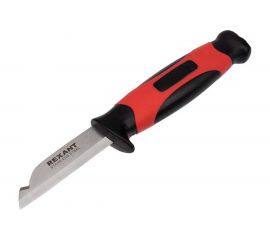 Нож монтажника с чехлом REXANT 67 мм 12-4939 