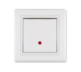 Выключатель Aling-conel PRESTIGE с индикацией 10AX 250В, белый 625.00 113043 