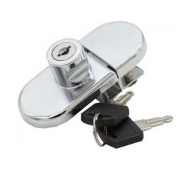 Замок для стеклянных дверей без врезки Brante 112940 