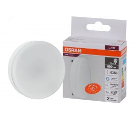 Светодиодная лампа OSRAM LED, Value, GX, GX53, 800Лм, 10Вт, замена 75Вт, 6500К, холодный белый свет 4058075582125 