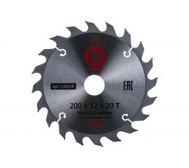 Диск пильный по дереву (200x32 мм; 20z) Калибр 00000000381 