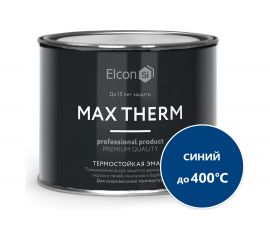 Термостойкая эмаль Elcon Max Therm синяя, 400 градусов, 0,4 кг 00-00002921 