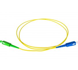 Переходной волоконно-оптический шнур NIKOMAX желтый, 1м NMF-PC1S2C2-SCU-SCA-001 