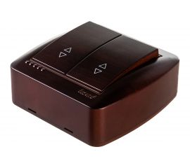 Двойной проходной выключатель Lezard DEMET, маун 711-0400-106 