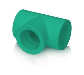 Прямой тройник Blue Ocean 32, полипропиленовый, зеленый PPRF/ET G -32 