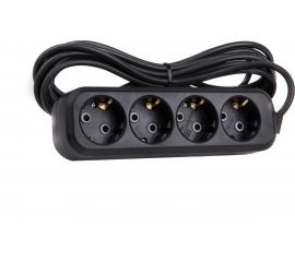 Бытовой удлинитель АТЛАНТ ПВС 3х0,75 ГОСТ 3500Вт 4 гнезда 7м 80016 