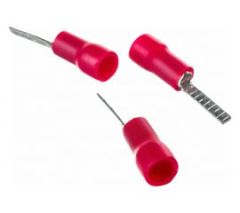 Штифтовая плоская изолированная клемма Nord-Yada с ПВХ манжетой 0,5-1,5 кв.мм 907399 