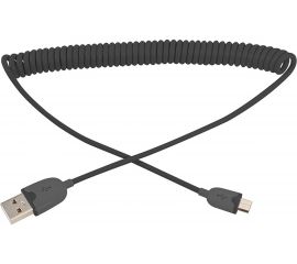 Универсальный кабель REXANT USB microUSB шнур витой 1,5М черный 18-4300 