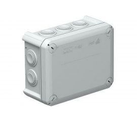 Распределительная коробка OBO Bettermann 150х116х67 мм, IP66, T100, 10х25 светло-серая 2007077 