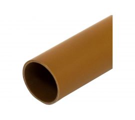 Жесткая труба Промрукав ПВХ 2-х метровая легкая бук д20 PR05.0096 