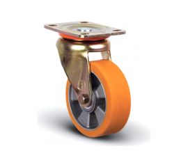 Колесо полиуретановое поворотное 100 мм MFK-TORG ED01-ABP-100 