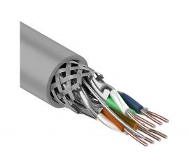 Кабель REXANT витая пара, SSTP, 4PR, 23AWG, CAT7, бухта 305 м 01-0542 