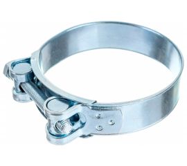 Силовой хомут Nord-Yada Д: 86-91 мм, Ш: 24 мм, Т: 1.5 мм, болт: М8х70, оцинкованная сталь 906002 