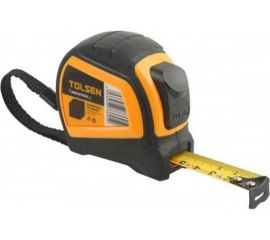 Рулетка TOLSEN ПРОФИ с автостопом, комбинированный корпус 5мх25 мм 36014 