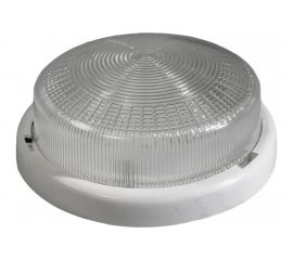 Светильник с ободком ЭРА НБО 05100001 Рондо пластик/стекло E27 max 100Вт круг белый Б0053071 