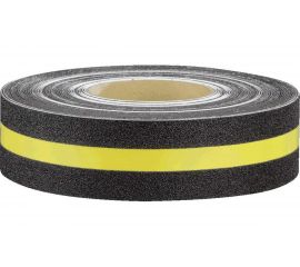 Противоскользящая лента Mehlhose GmbH цвет черный с сигнальной желтой полосой MFB1R050183 