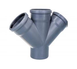 Канализационная крестовина Ostendorf 45 градусов, 110 мм 115880 