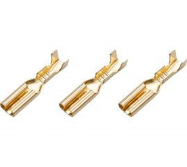 Плоская клемма гнездо REXANT 3,6 мм РП-м 1.5-(2.8) латунь 10 шт 06-0399-A 