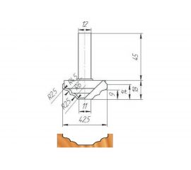 Фреза ФК 0842 МебельДрев 4627198886627 