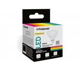 Светодиодная лампа Polaroid 220V MR16 6W 4000K GU5.3 450lm PL-MR1664 