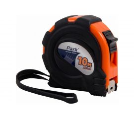 Рулетка с фиксатором Park прорезиненный корпус, 10x25мм TM30-10025 353030 