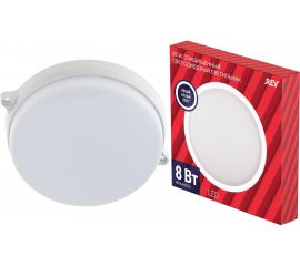 Светодиодный светильник REV Round IP65, круглый Ф180мм, 8W, 4000К, влагозащита 28918 0 
