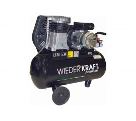 Двухцилиндровый ременной компрессор WIEDERKRAFT 50л 320л/мин WDK-90532 
