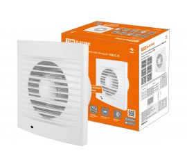 Бытовой настенный вентилятор TDM 100 С-П, подшипник качения, белый, SQ1807-2004 