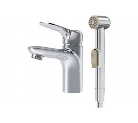 Смеситель для умывальника AM.PM Sunny с гигиеническим душем, хром F85C03000 