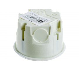 Распределительная коробка GUSI ELECTRIC круглая 68х45, для сплошных стен, IP30, СП, серый С3В70К Евро 