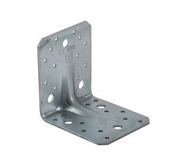 Крепежный особопрочный уголок с ребром VORMANN 105х105х90х3 мм, оцинкованный 70 933 000 