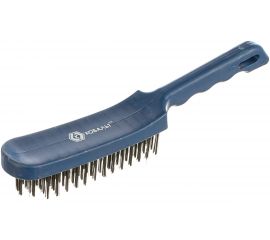 Кордщетка (ручная, 6-рядная, стальная, 280 мм) КОБАЛЬТ 248-672 