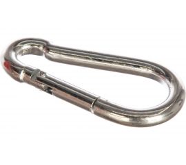 Карабин ЗУБР DIN 5299С, 8мм, 1 шт, оцинкованный, 304546-08 