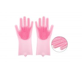 Хозяйственные многофункциональные силиконовые перчатки Рыжий кот HM26209, 092439 