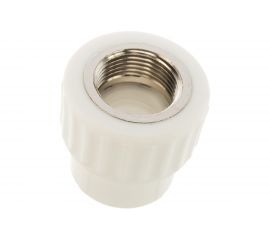 Комбинированная муфта VALFEX PP-R белая, 25х3/4 дюйма ВР 10129025 127-0235 