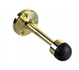 Дверной настенный ограничитель РЕНЦ латунь античная INDS 77 PB 